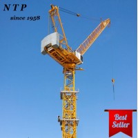 QTD400, 24 tons, tip load 5 tons, jib length 60m ,high quality luffing tower crane price list