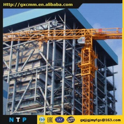 NTP 16 ton TCT7526,tip load 2.6 tons, jib length 75mHigh Quality Self Erecting Tower Crane with best price